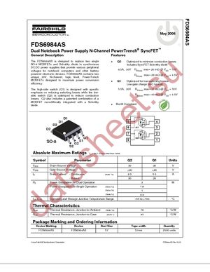 FDS6984AS datasheet  